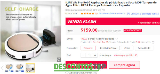 robo aspirador gearbest