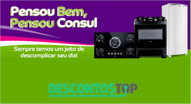 captura de tela site Consul com produtos e slogan 