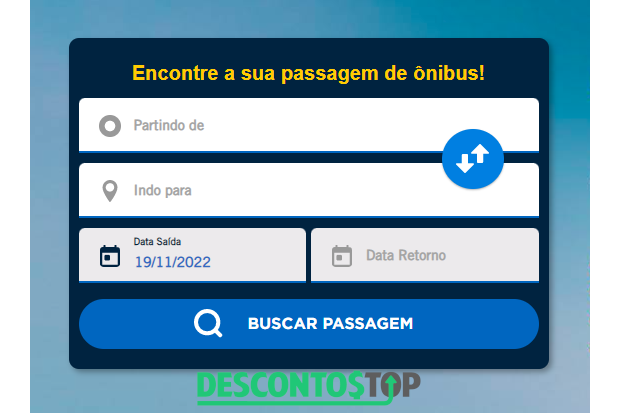 captura de tela site quero passagem com os campos que devem ser preenchidos 