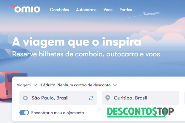 Captura de tela dosite OMIO