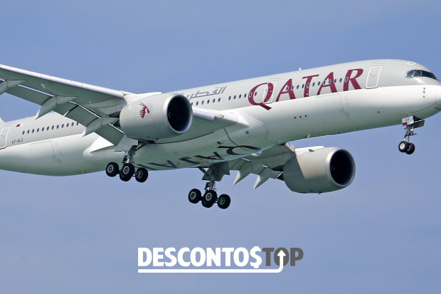 Avião da Qatar Airways