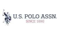 Logo U.S. Polo nas cores preta e vermelha.