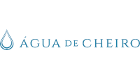 Logo loja Água de Cheiro na cor azul