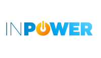 Logo Inpower em azul e amarelo