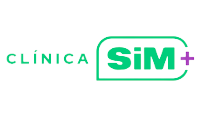 Logo Clínica Sim na cor verde.