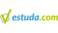 Logo Estuda.com nas cores verde e azul.