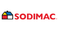 Logo Sodimac na cor vermelha.