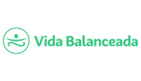 Logo Vida Balanceada na cor verde.