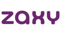 Cupom de desconto Zaxy logo.