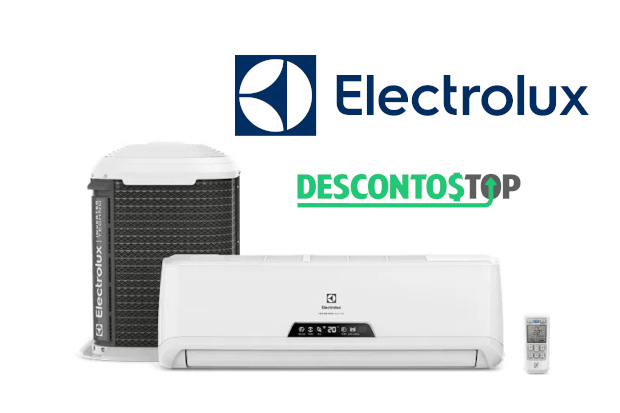 Imagem com demonstração de dois modelos de Ar-condicionado da Electrolux