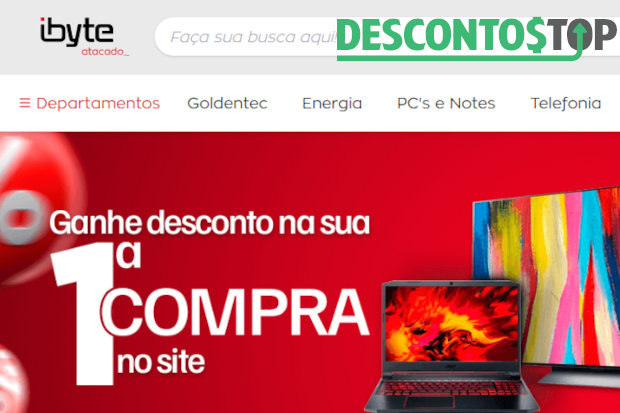 Captura de tela do site ibyte atacado