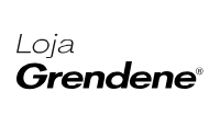 Logo Loja Grendene com letras na cor preta.