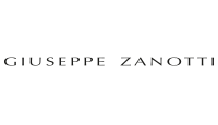 Logo Giuseppe Zanotti com o nome da marca apresentando letras em preto.