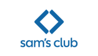 Logo Sam's club na cor azul.