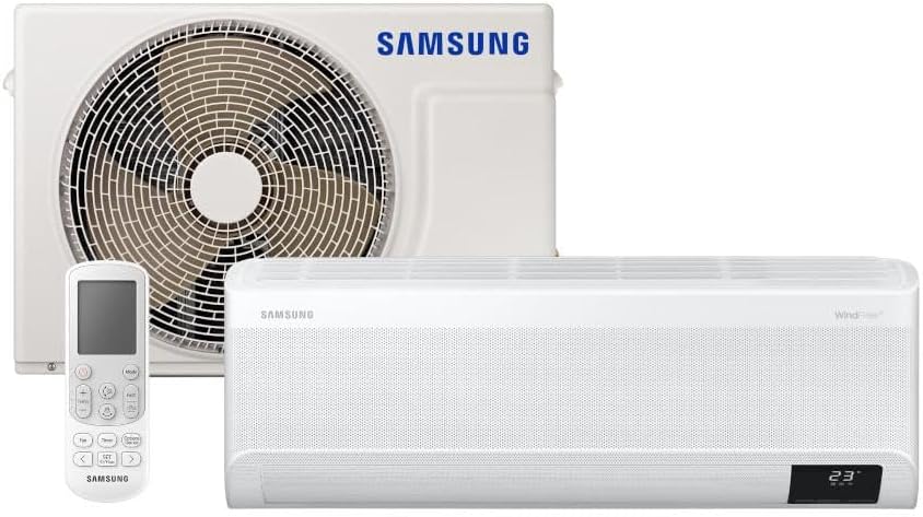 Ar Condicionado Split Inverter Samsung Windfree Connect 12000 Btus Quente frio 220v ar12bseaawkxaz