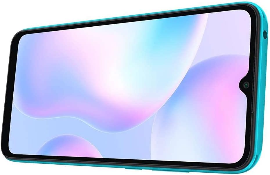 Frente de smartphone Xiaomi Redmi 9A na cor azul