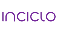 Logo da marca Inciclo apresentando o nome da marca com letras na cor roxa.