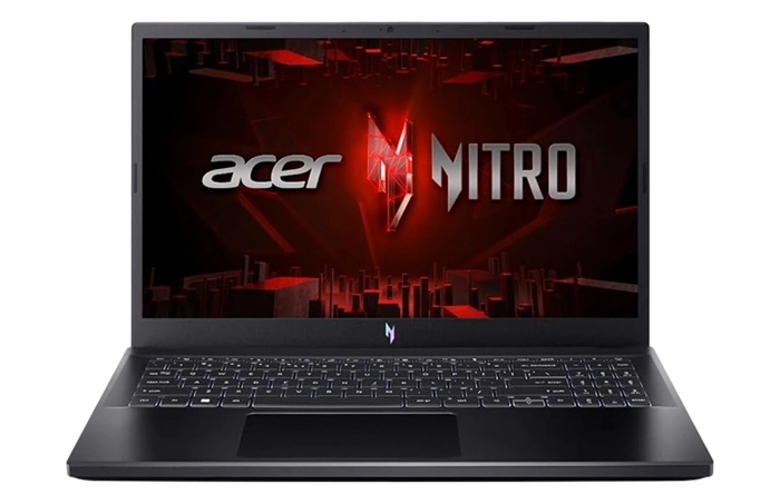 Imagem do notebook Acer Nitro V15 exibindo sua tela com design moderno, teclado confortável e foco na performance para jogos e tarefas pesadas.