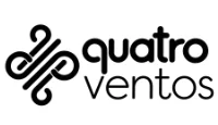 Logotipo horizontal preta da Editora 4 Ventos