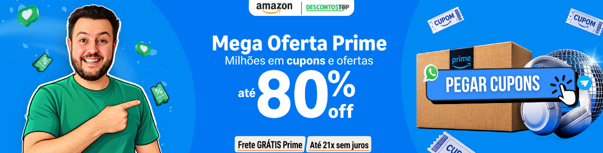 Amazon Mega oferta 10.10 Cupons e descontos.